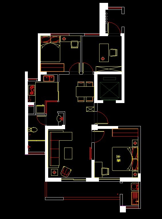 小户型求赐教 尤其卫生间改动_20120708.jpg