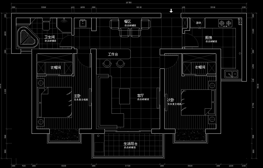 两室隔三室，婚房哦_方正变动较小方案.jpg