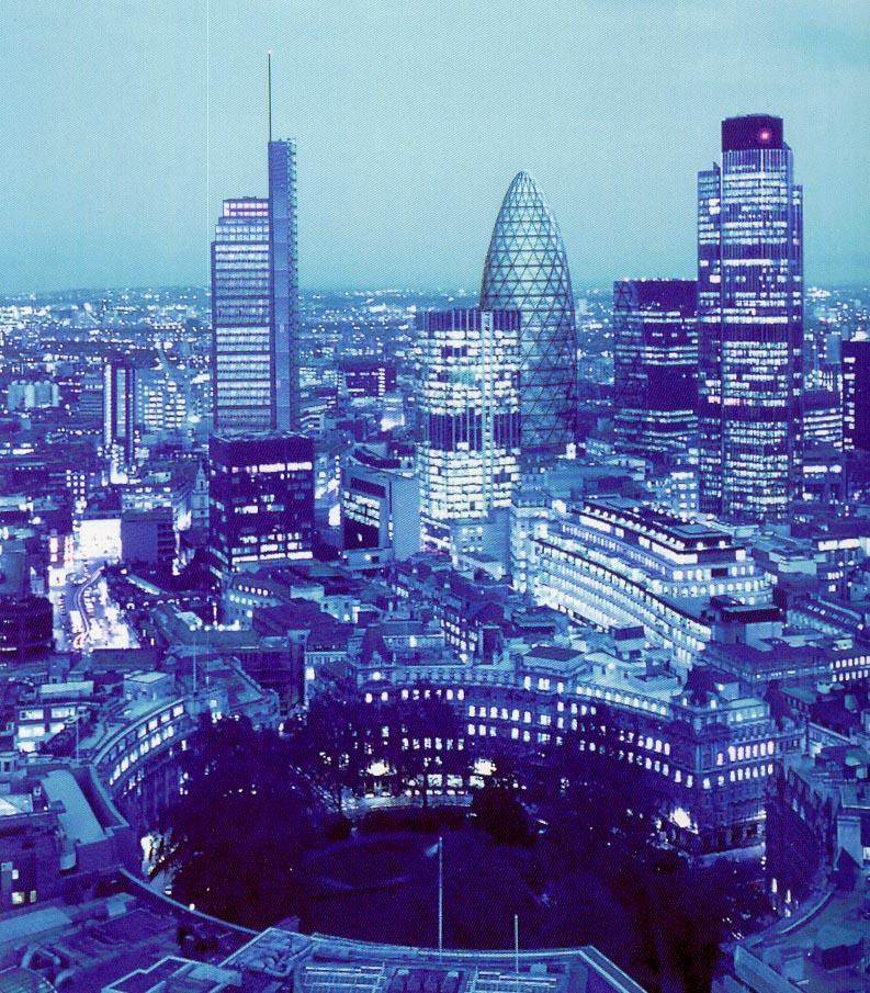 英国苍鹭大厦 Heron Tower, United Kingdom/KPF_city_night2004a.jpg