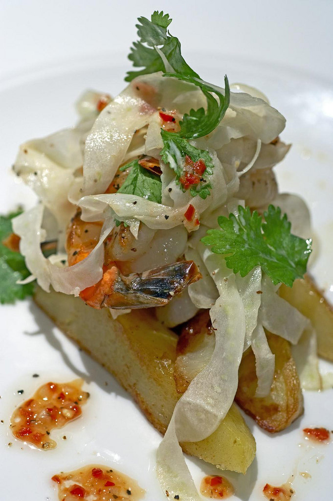 吉隆坡威斯汀酒店_38)The Westin Kuala Lumpur—Splash - Warm Salad of Prawns, Potatoes, Shaved Fenn.jpg