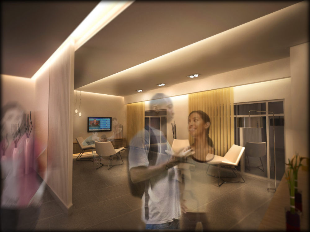 科威特INSPIRE Pure Fitness健身俱乐部_Aziz-AlHumaidhi_Locker-entrance-and-lounge.jpg