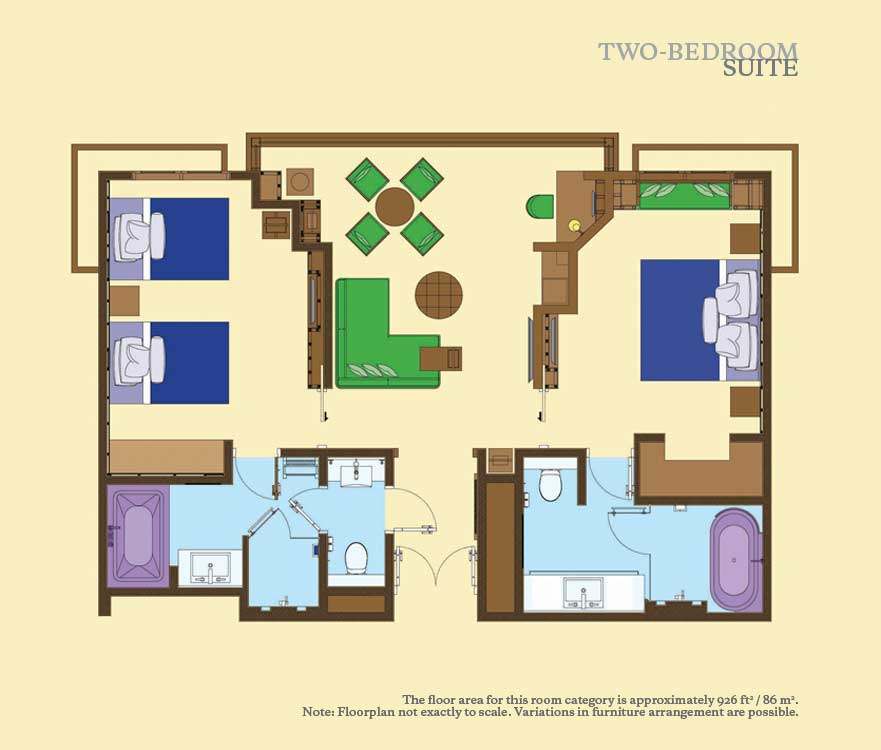 巴厘岛努沙杜威斯汀度假酒店 The Westin Resort Nusa Dua, Bali_Two-Bedroom-Suite-Layout.jpg