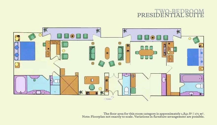 巴厘岛努沙杜威斯汀度假酒店 The Westin Resort Nusa Dua, Bali_Presidential-Suite-Layout.jpg