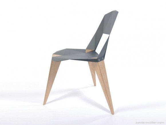 收藏的一些时尚家具 【单品白底，方便抠图做方案】_pythagora-chair-origami-sander-mulder2.jpg