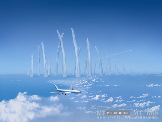 Alex Andreev 笔下的天空之城_平流层上的摩天楼住客将云海之景尽收眼底。.jpg
