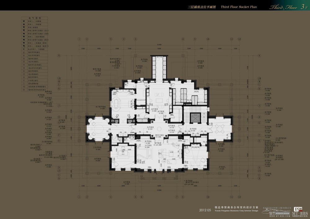 葛乔治--悦达奉贤商务会所概念设计201205_C04 Third Floor Socket Plan.jpg