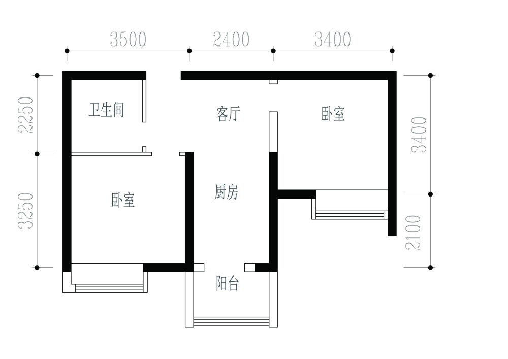 一个非常难的户型，请大家布置一下。_新块-布局1副本.jpg