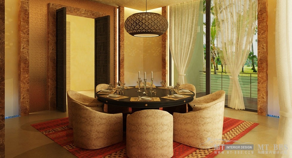 Jade Jagger-马拉喀什巴利奥尼酒店 The Baglioni Marrakech_8984_Baglioni_Marrakech_lobby_restaurant.jpg