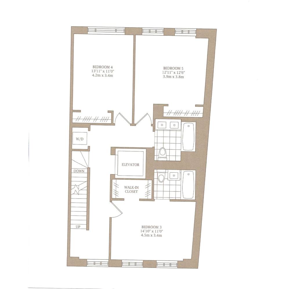 Yabu Pushelberg-纽约哈得逊河畔 58 Bethune Street_58_bethune_secondary_bedrooms_floorplan.jpg