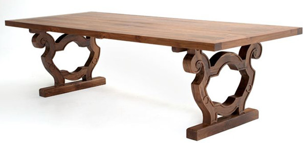 Reclaimed Wood Dining Table Old World Design1.jpg