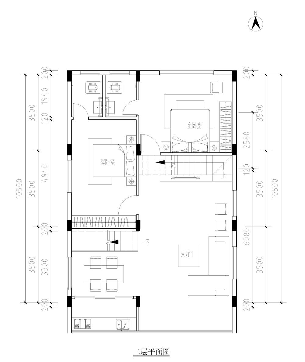 自建房平面