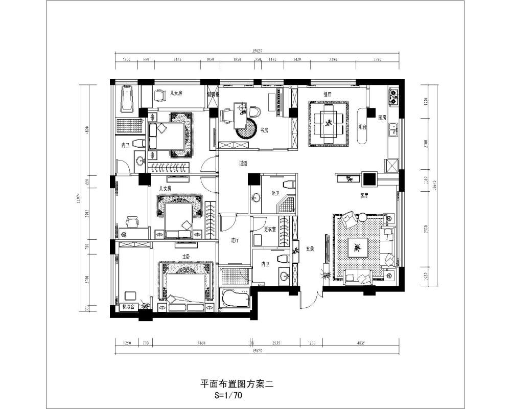 排了几个方案，有点晕了，希望各位多多指导!_方案1