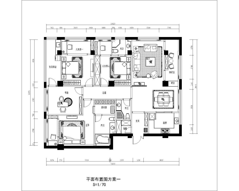 排了几个方案，有点晕了，希望各位多多指导!_方案2