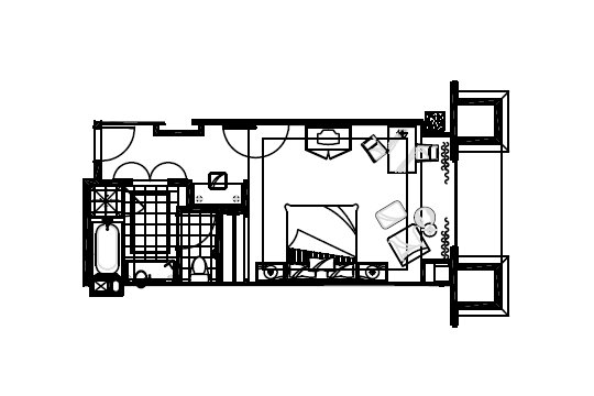 拉斯维加斯绿谷牧场度假酒店 Green Valley Ranch Resort_floorplan_kingroom2.gif