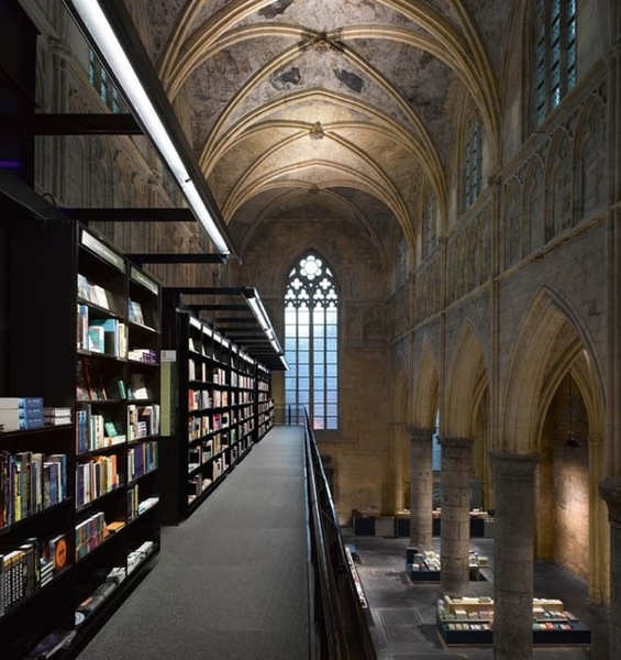 荷兰 Selexyz Dominicanen 书店 -800年的教堂改造而成_1340802326689.jpg