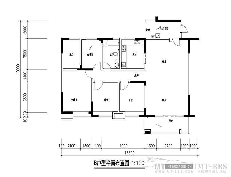 《草图》快速记录思考，表达设计理念（20160925更新）_B 户型原建图.jpg