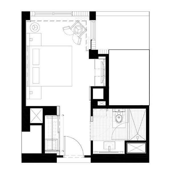 迈阿密詹姆斯皇家棕榈酒店 The James Royal Palm_JRP_GuestRoom_FloorPlan_09212012.jpg