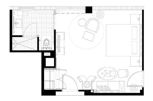 迈阿密詹姆斯皇家棕榈酒店 The James Royal Palm_JRP_StudioSuites_FloorPlan_09212012.jpg