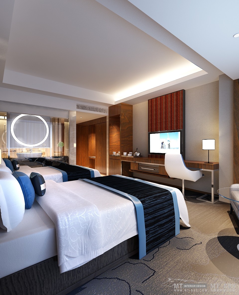 郑州景峰国际中心酒店客房方案设计 更新平面 公共空间_卧室2.jpg