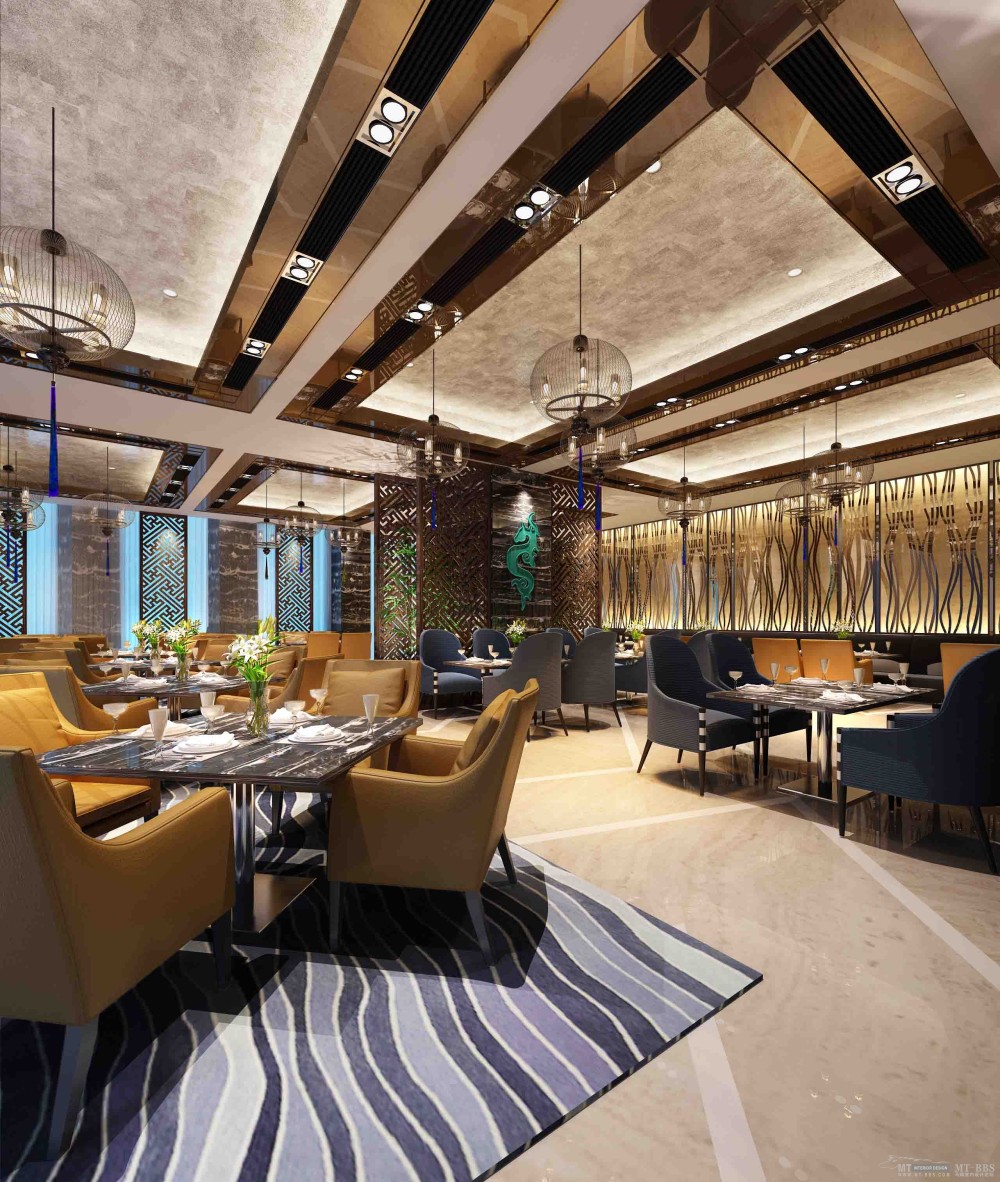 郑州景峰国际中心酒店客房方案设计 更新平面 公共空间_03-1层自助餐厅视角3.jpg