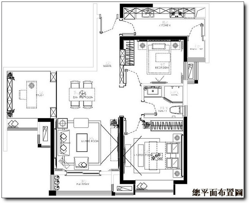 武汉佳兆业-金域天下B3户型样板房【东南亚风格】软装设计--和信智美