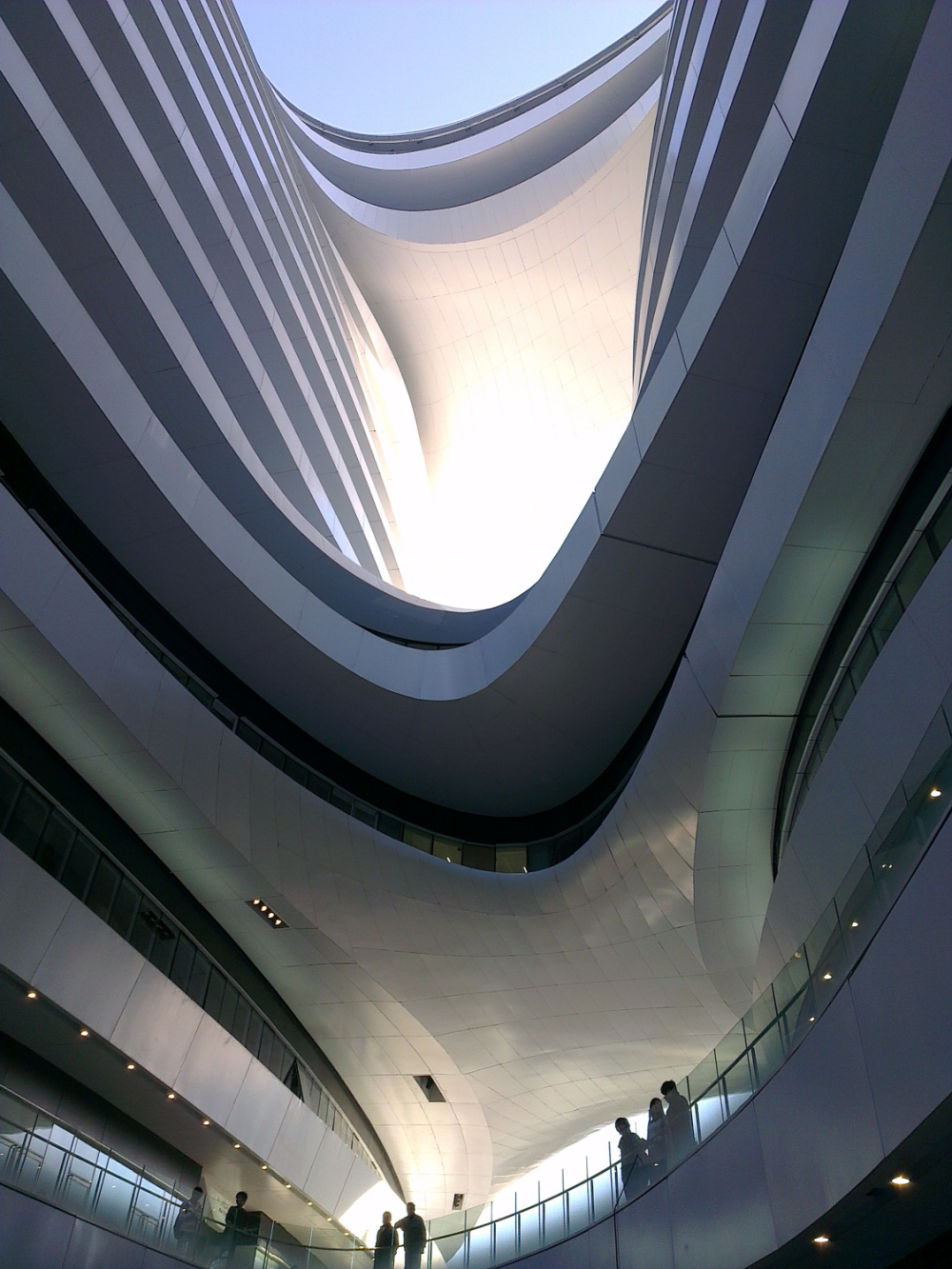 北京银河soho现场照片扎哈哈迪德建筑师事务所设计