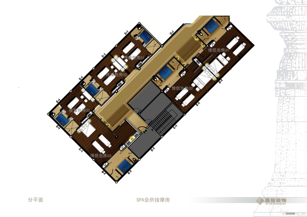 攀枝花红格温泉度假酒店_013SPA会所按摩房分平面.jpg