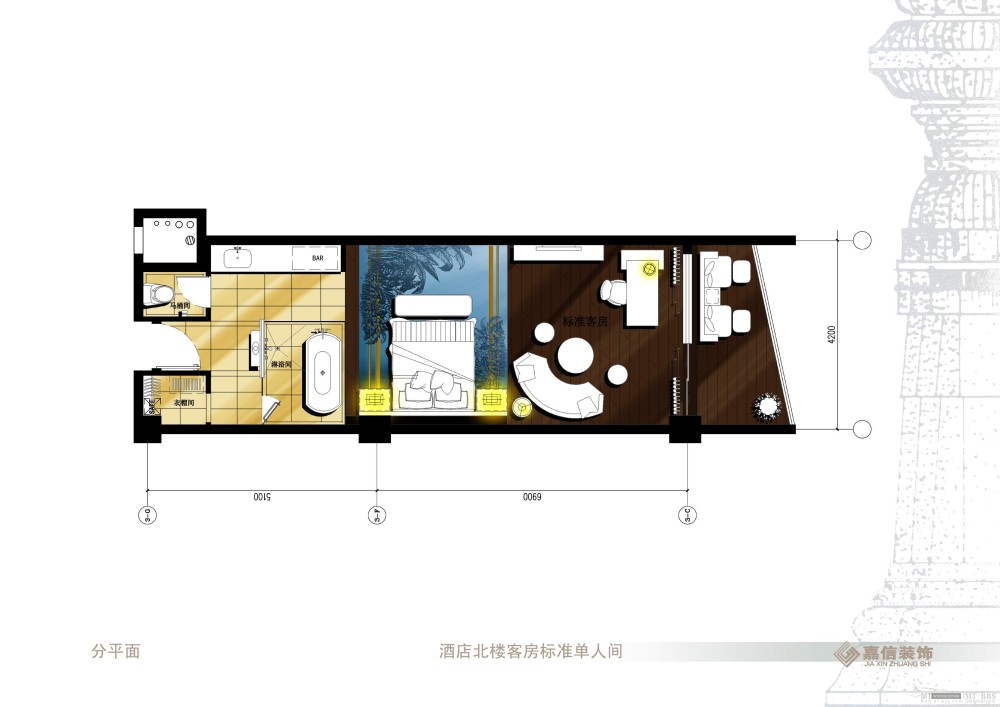 攀枝花红格温泉度假酒店_041客房层标准间分平面.jpg