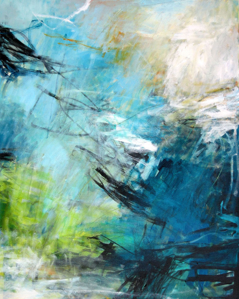 国外50个画家抽象画系列 Abstract Painting_Foust  - Aqua 2012_acrylic on canvas_24x30_resized 72.jpg