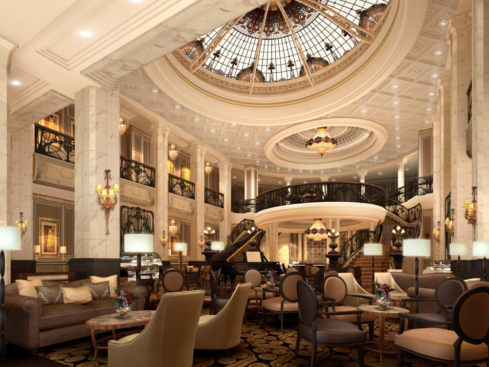 莫斯科凯宾斯基酒店 Hotel Nikol'skaya Kempinski Moscow_Print_Lobby.jpg