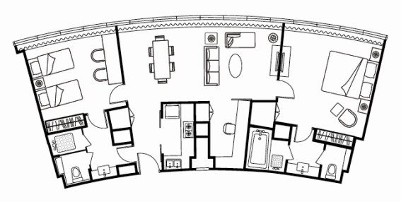 Ascott-Somerset Riverview Chengdu成都盛捷江畔服务公寓_Somerset_Riverview_Chengdu_Two_Bedroom_Executive.jpg