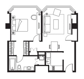 Ascott-Somerset JieFangBei Chongqing重庆盛捷解放碑服务公寓_Somerset_JieFangBei_One_Bedroom_Executive.jpg