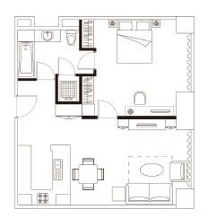 Ascott-Somerset International Building Tianjin天津盛捷国际大厦服务..._Somerset_International_Building_Tianjin_One-Bedroom_Deluxe.jpg