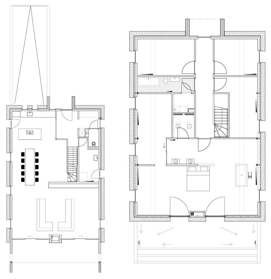 荷兰Zoermeer传统和现代的结合利用茅草建造的住宅_living-edge-15.jpg