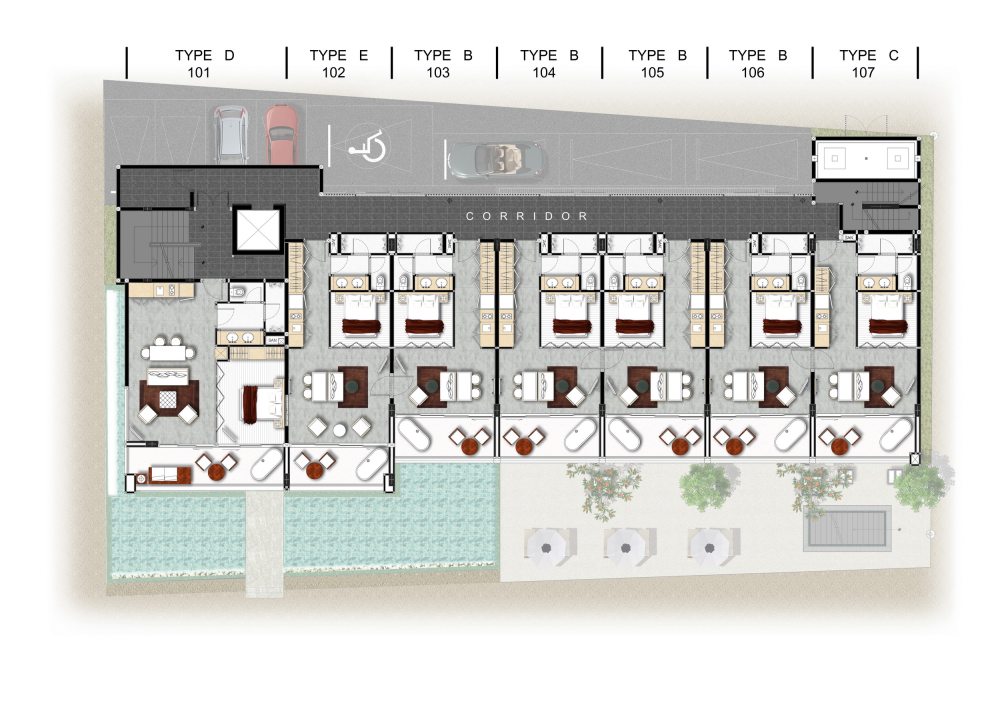 Yoo Studio-泰国苏梅岛海滩住宅 The Beach Samui_2ndPLAN.jpg