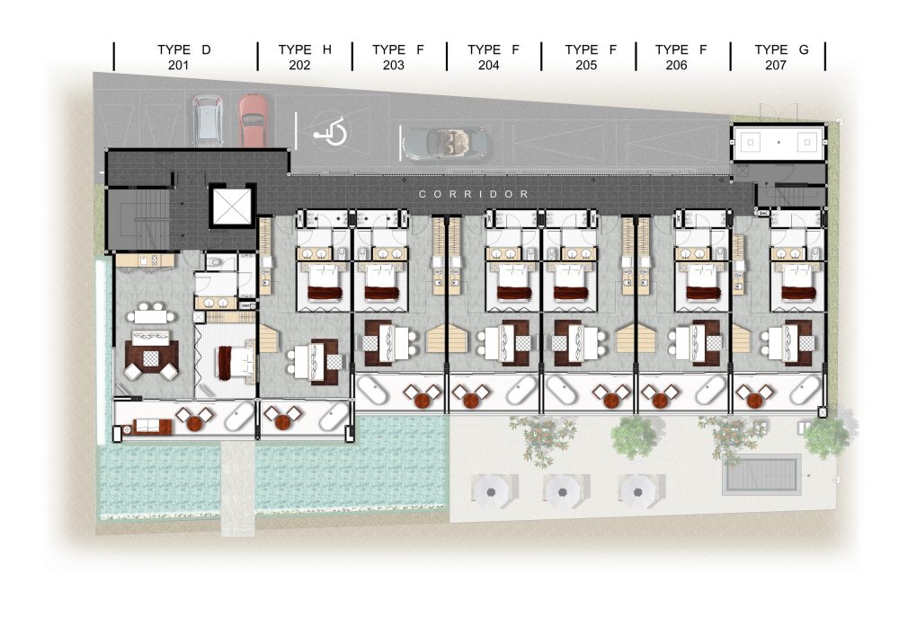 Yoo Studio-泰国苏梅岛海滩住宅 The Beach Samui_3rdPLAN.jpg