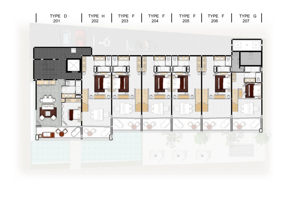 Yoo Studio-泰国苏梅岛海滩住宅 The Beach Samui_4thPLAN.jpg