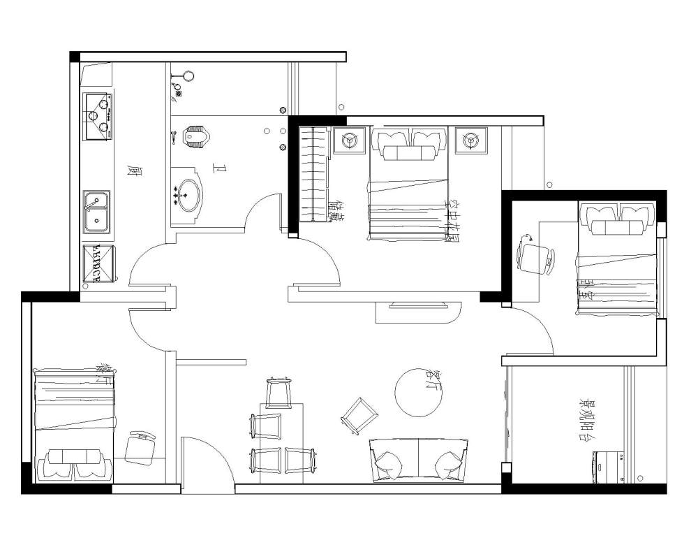 平面交流 望大师们多指点_F户型图-Model.jpg