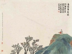 古代名画家－齐白古画资料收集_conew_1129-石门二十四景图-春瑦纸鸢图.jpg