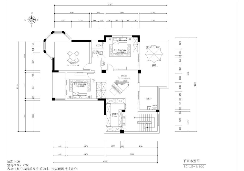 一个复式空间设计了两套方案，望高手点评一下_新块a-Model.jpg06.jpg