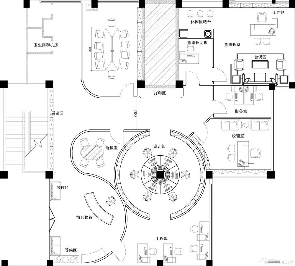 一个装饰公司办公室..请大家给意见~~~谢谢_九鼎办公室2013-1-3 Model (1)副本.jpg