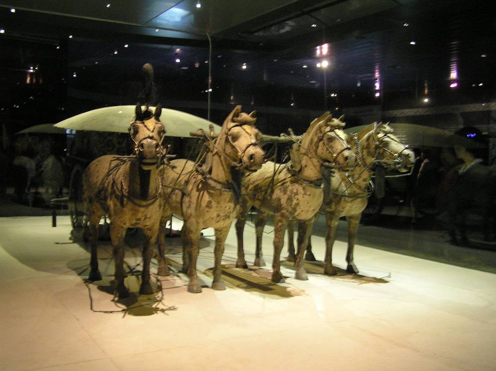 世界古都--长安_1280px-Qin_dynasty_bronze_chariot_and_horses.jpg