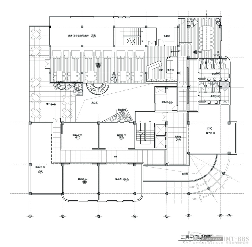 2010做马来西亚一个精品酒店_二层平面规划图