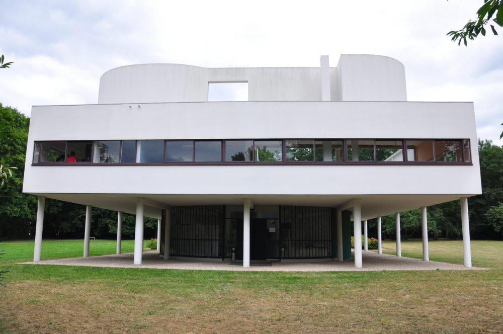 法国-巴黎-Poissy-萨伏伊别墅（Le Corbusier 勒·柯布西埃）！_萨沃伊_08.JPG