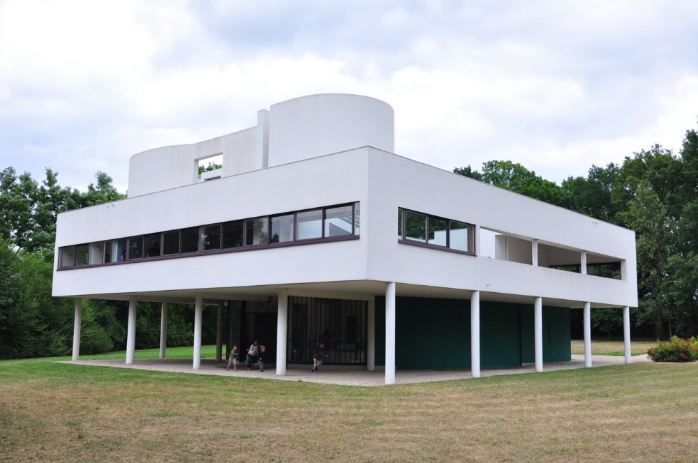 法国-巴黎-Poissy-萨伏伊别墅（Le Corbusier 勒·柯布西埃）！_萨沃伊_09.JPG