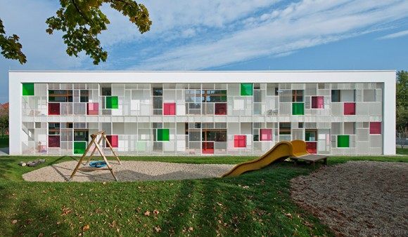 奥地利MAGK + illiz architektur设计的一所学校_1.jpg