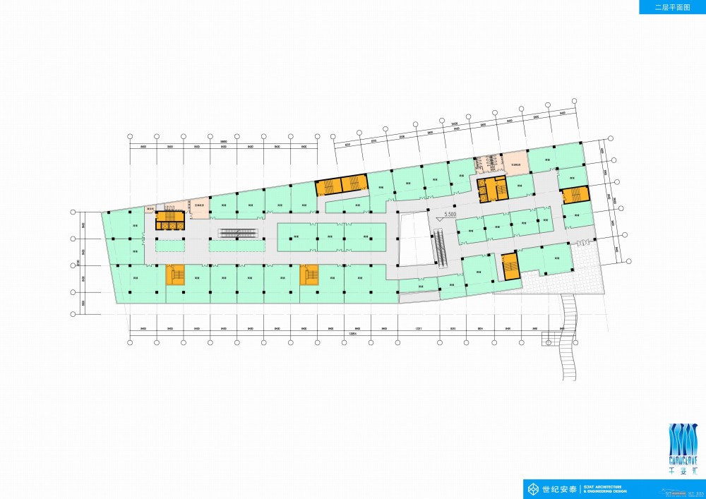 世纪安泰(SJAT)--沈阳千姿汇购物中心建筑设计201101_16 二层平面图.jpg