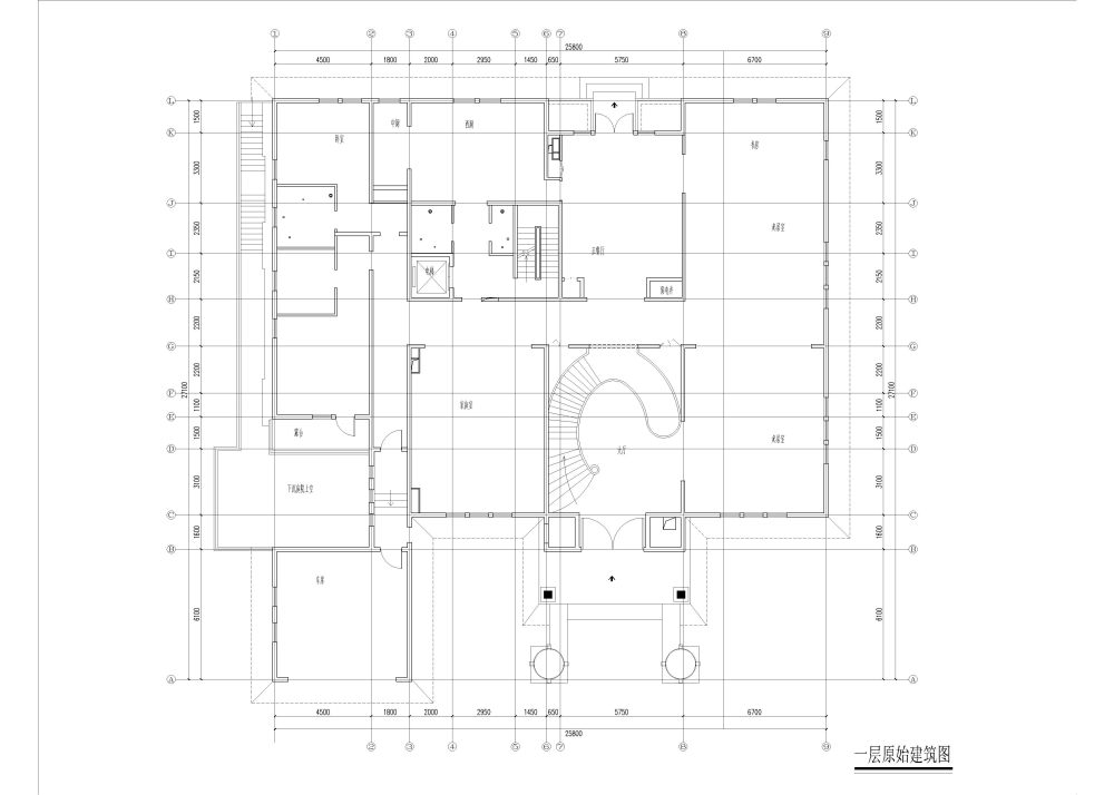 北京2200平米豪宅规划设计；欢迎讨论交流_1F.jpg