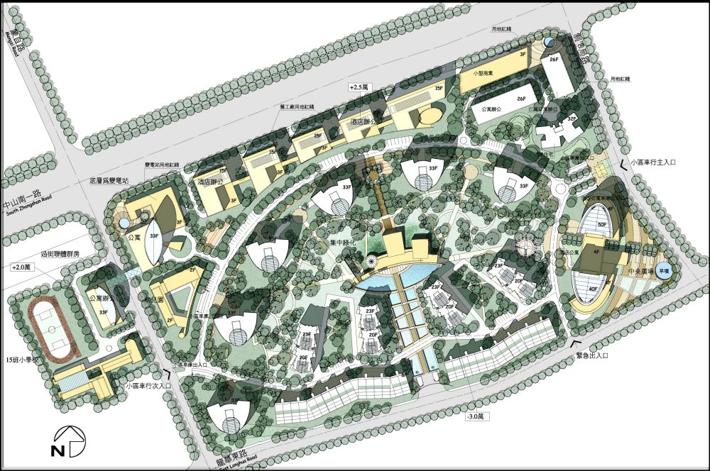 高清彩色住宅平面方案_11-总图.jpg