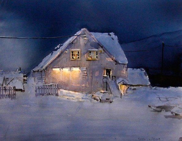 Torgeir Schjolberg，挪威水彩画家_m2w595hq85lt_original_0cBO_41dd00003a21125c.jpg